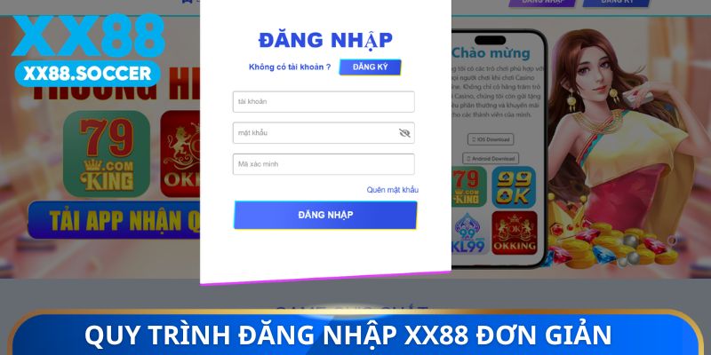 Quy trình đăng nhập XX88 đơn giản cho người mới