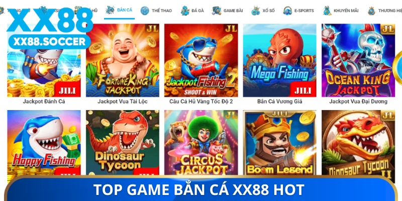 Top game bắn cá XX88 hot